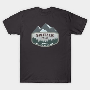 Switzer Falls Angeles National Forest Logo T-Shirt